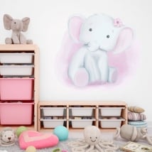 Children's decorative vinyl elephant
