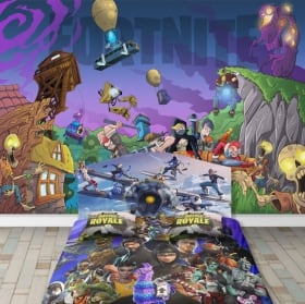 Vinyl murals fortnite video game