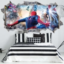 Vinyl walls spiderman 3d