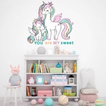 Children and youth vinyl and stickers unicorns