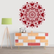 Vinyl and stickers hearts mandala