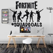 Vinyl stickers video game fortnite