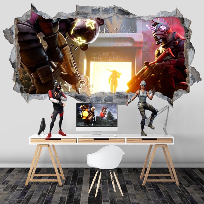 🥇 Vinyls hole wall 3d video game fortnite 🥇