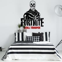 Vinyl and stickers fortnite skull trooper