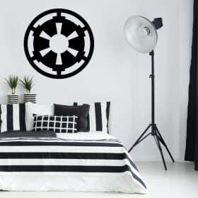 Vinyl and stickers star wars galactic empire symbol