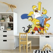 Vinyl and stickers the simpsons