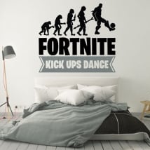 Vinyl and stickers fortnite kick ups dance