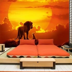 Vinyl murals the lion king