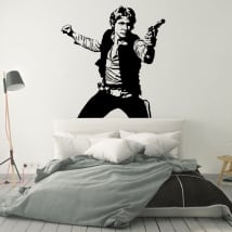 Adhesive vinyl and stickers star wars han solo