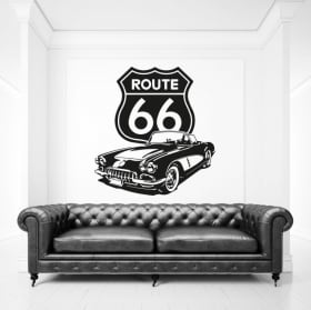 Decorative vinyl and stickers route 66
