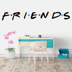 Stickers and vinyl netflix logo series friends