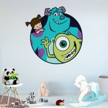 Vinyl and stickers disney monsters university