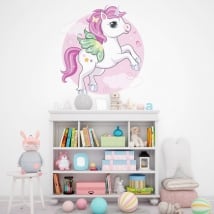 Vinyl and stickers children's unicorn