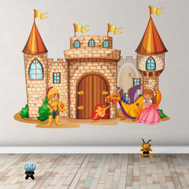 Vinyl and stickers princess castle disney