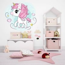 Vinyl and stickers infant unicorn