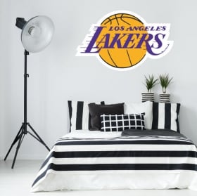 Vinyl and stickers logo los angeles lakers basketball