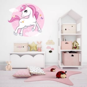 Decorative vinyl and stickers infant unicorn