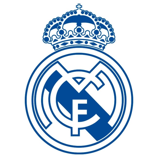 Sticker décoratif logo Real Madrid