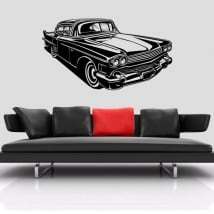 Decorative vinyl or stickers retro car