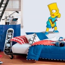 Vinyl and stickers bart simpson