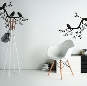 Vinyl and stickers tree branches with birds