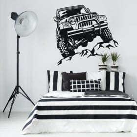 Decorative vinyl and stickers offroad jeep