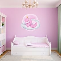 Children's vinyl stickers cloud unicorn