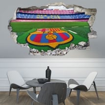 3d vinyls camp nou football stadium