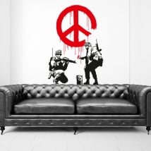 Vinyls stickers banksy graffiti