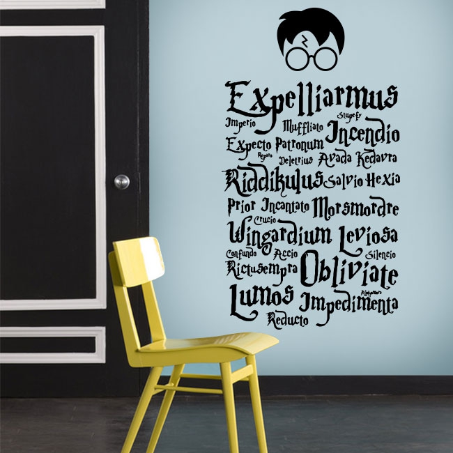🥇 Vinyl and wall stickers harry potter 🥇