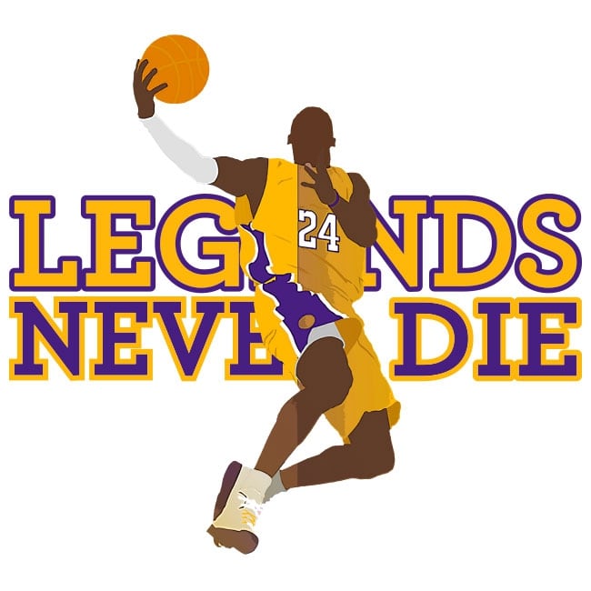 🥇 Vinyl Stickers Kobe Bryant Los Angeles Lakers Basketball 🥇 2705