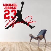 Decorative vinyl michael jordan nba