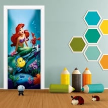 Vinyl for doors disney the little mermaid