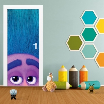 Decorative vinyl doors and cabinets trolls