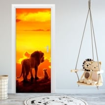 Vinyl for doors and cabinets disney the lion king