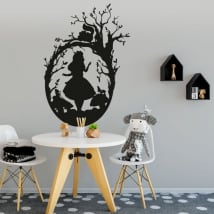 Vinyl and stickers alice in wonderland