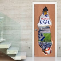 Vinyl doors 3d real society football stadium reale arena