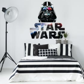 Decorative vinyl darth vader star wars