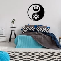 Vinyls and stickers yin yang star wars