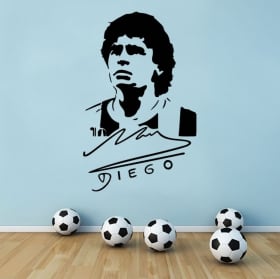 Maradona football stickers and vinyls
