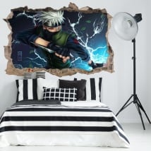 Decorative vinyls and stickers 3d naruto