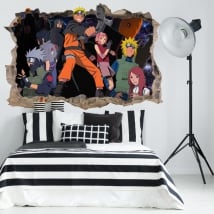 Vinyls and stickers 3d naruto