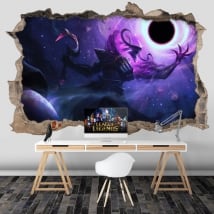 Vinyl and stickers league of legends 3d