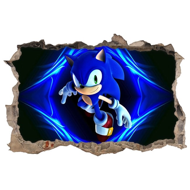 🥇 Vinyl and 3d stickers sonic the hedgehog 🥇