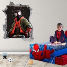 Adhesive vinyl miles morales spider-man 3d