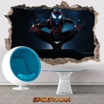 Stickers 3d miles morales spider-man