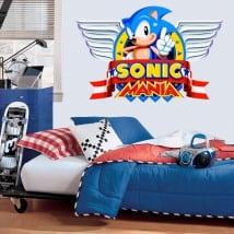 Vinyls and stickers video game sonic mania