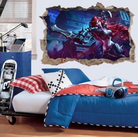 3d decorative vinyl video game league of legends