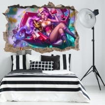 Decorative vinyls and stickers 3d league of legends