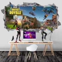 Vinyls hole wall fortnite battle royale 3d